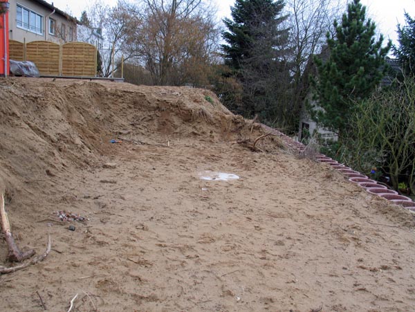 Frühjahr 2009, hinterer Gartenteil