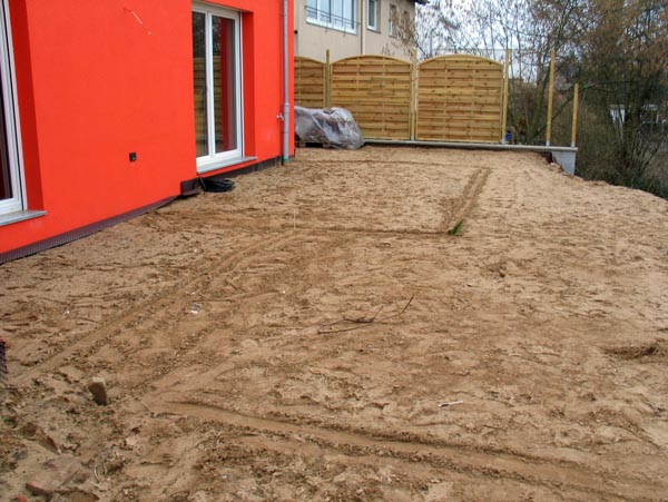 Frühjahr 2009, Terrassenbereich