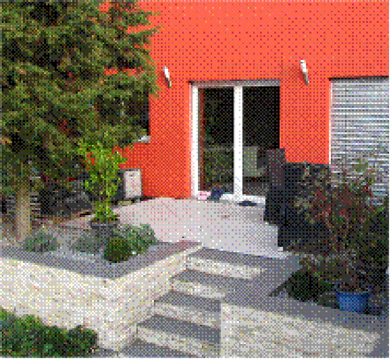 Frühjahr 2009, hinterer Gartenteil