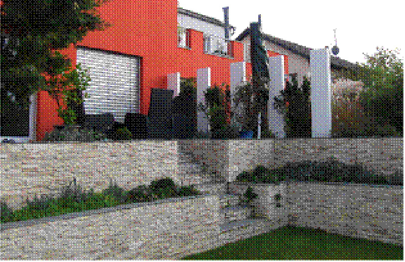 Frühjahr 2009, hinterer Gartenteil